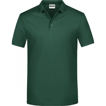 Pánské tričko Pánské triko s límečkem classic JAMES NICHOLSON JN792 DARK GREEN 5XL