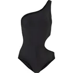 Ladies Asymmetric Cut Out Swimmsuit S