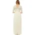 Těhotenské šaty Be MaaMaa Těhotenské společenské šaty ecru