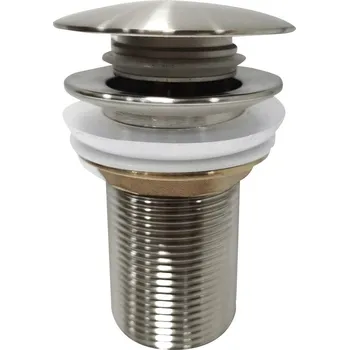 Umyvadlo AURUM umyvadlová výpust 5/4“, click-clack, nerez mat