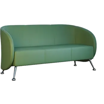 Sedací souprava PANTHEON - 3, 3-sed, ekokůže zelená