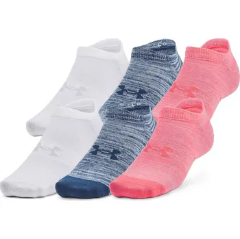 ponožky nízké UNDER ARMOUR UA Essential No Show 6pk Pink - S