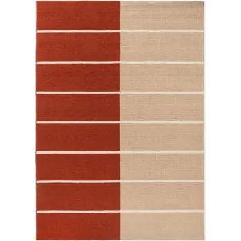 Bytový textil Vopi Designový vlněný koberec Marimekko Tiibet cihlový 132803 Brink & Campman (Varianta: 140 x 200)