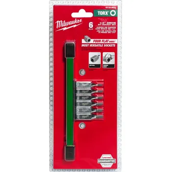 Bit MILWAUKEE Sada bitů TORX s uchycením 1/4" čtverec, 6ks