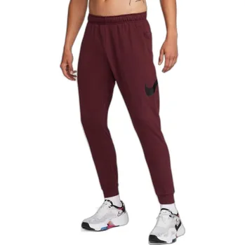 Pánské kalhoty Kalhoty tepláky Nike Dri Fit Men's Tapered Velikost: L tmavě fialová