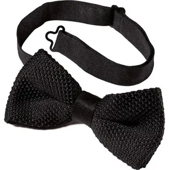 Charles Tyrwhitt Silk Knitted Bowtie — Black