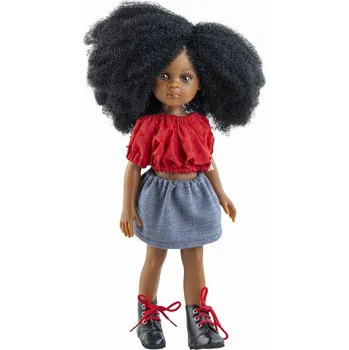 Panenka Realistická panenka černoška Camila od f. Paola Reina ze Španělska (Las Amigas -32 cm )
