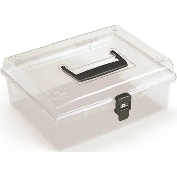 Prosperplast Plastový organizér NUF LOW 245x214x100 mm - barva: černá