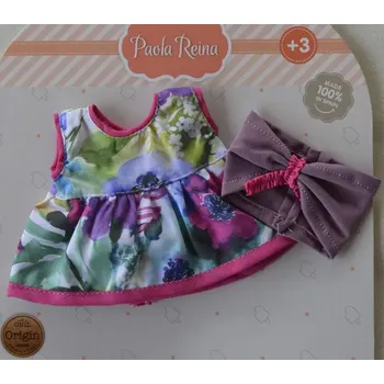 Doplněk pro panenku Obleček na miminko - holčičku Bibi od firmy Paola Reina (Obleček na Los Peques 21 cm)