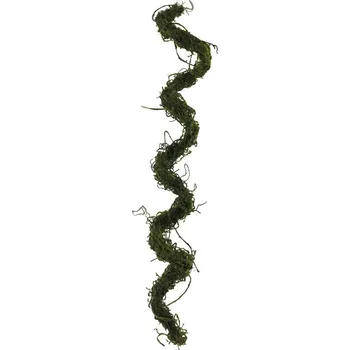 umělá květina umělá větev, mechová spirála zelená délka 90 cm