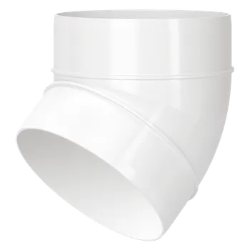 Ventilace Oblouky VentilaPlast Průměr [mm]: Ø 100, Stupně: 45°, Zahnutí: Kruhové z plastu