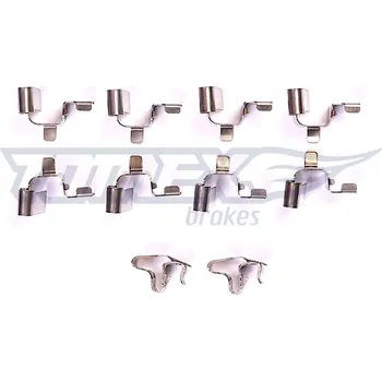 Přislušenství brzdového systému Sada příslušenství, obložení kotoučové brzdy TOMEX Brakes TX 43-72