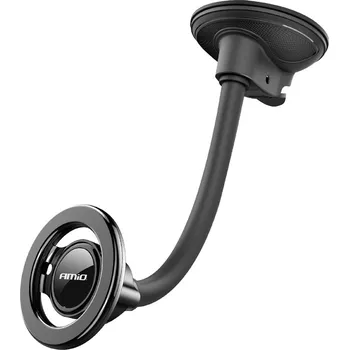 Držák do auta Amio Držák telefonu MY MAG, pro iPhone MagSafe, s přísavkou a ohebným ramenem