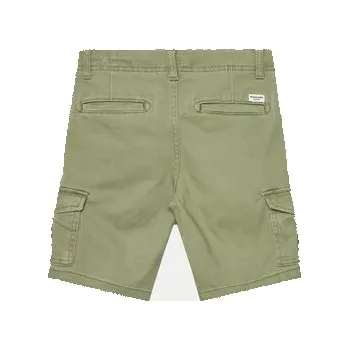 Pánské kraťasy Jack & Jones Junior Šortky z materiálu 12182856 Zelená Cargo Fit 146