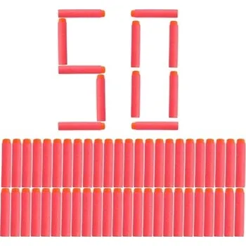 Dětská zbraň Barevné pěnové náboje Nerf Elite 50ks - red