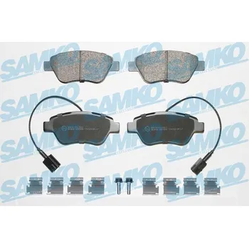 Brzdová destička Sada brzdových destiček, kotoučová brzda SAMKO 5SP1656K