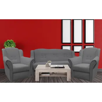 Sedací souprava Sedací souprava Agáta Matt Velvet šedá