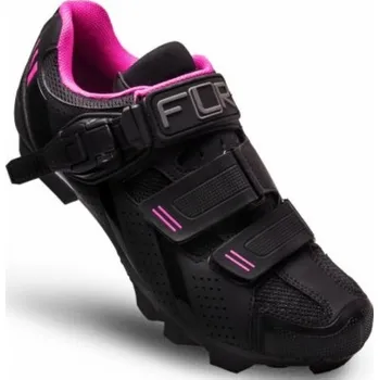 Dámské cyklistické tretry FLR Cyklistické tretry - F65 - růžová/černá