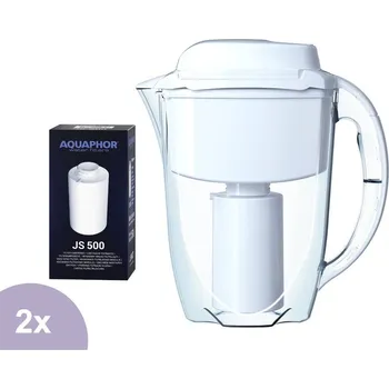 Filtrační konvice Aquaphor J. SHMIDT 500 filtrační konvice (mobilní filtrační systém) 2,8 l + 2 ks filtru Aquaphor JS 500