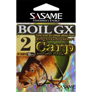 Rybářský háček Sasame - Háček Boil GX s očkem vel.4