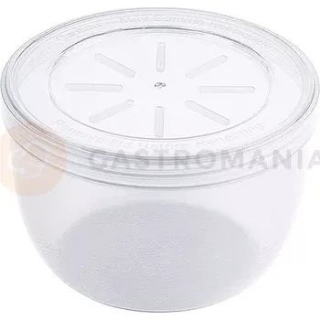 Servírovací stolek Opakovaně použitelný box na polévku, bílý | CONTACTO, 1109/470