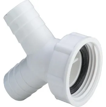 Instalatérský materiál Hadicové šroubení 45°, pro 2 hadice 1" × 20-24, Viega, 109530