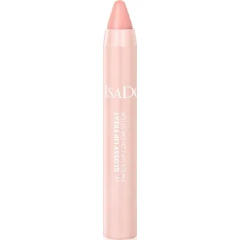Rtěnka IsaDora The Glossy Lip Treat Twist Up Color hydratační rtěnka odstín 00 Clear Nude 3.3 g