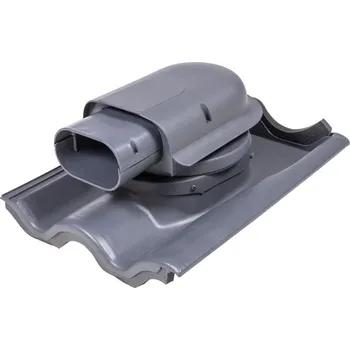 VILPE (Finsko) Solární průchodové prvky pro betonovou tašku Barva: Šedá