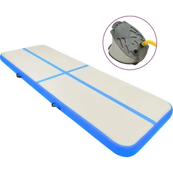 Žíněnka vidaXL Nafukovací žíněnka s pumpou 300 x 100 x 15 cm PVC modrá