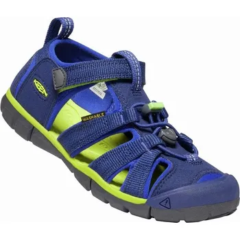 Dětská móda Sandály KEEN SEACAMP II CNX YOUTH blue depths/chartreuse