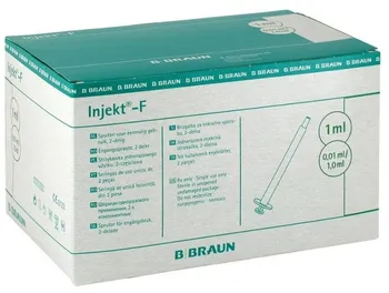 Injekční stříkačka B. Braun Injekt-F Solo bez jehly 1 ml 100 ks