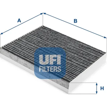 Ventilátor topení a klimatizace Filtr, vzduch v interiéru UFI 54.289.00