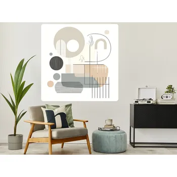 Samolepící dekorace Skandinávský dekor samolepka na zeď šíře 120 cm