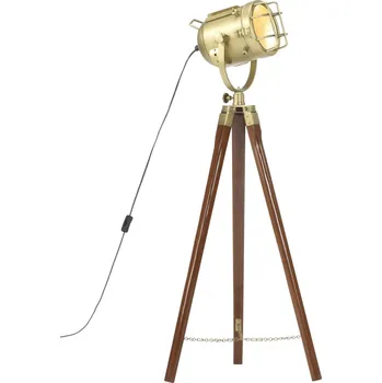 Stojací lampa vidaXL Stojací lampa na stativu masivní mangovníkové dřevo 97 cm