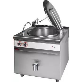 Kotel Elektrický varný kotel s nepřímým vařením 150l 18,5 kW s automatickým plněním | KROMET, 900.BEK-150AN