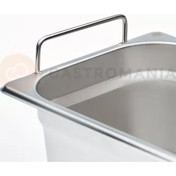 Nerezový dřez Nerezová nádoba s úchyty, GN 1/1, H 200 mm | STALGAST, Basic