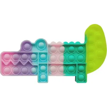 POP IT Pop it Antistresová hračka - krokodýl duha