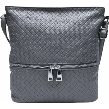 Kabelka Středně šedá crossbody kabelka se vzorem Tania