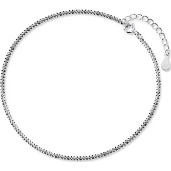 Řetízek For Silver Minimalistický třpytivý řetízek na nohu - Stříbro 925