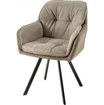 Jídelní židle Jídelní židle LOUNGER vintage taupe otočná