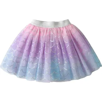 Dívčí sukně Dívčí světlá tutu sukně mořská panna (růžová - fialová - modrá) Velikost: 8T (122-128)