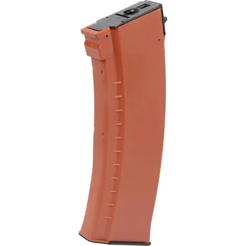 Zásobník pro AK74 - oranžový, plastový, točný, 500bb, CYMA