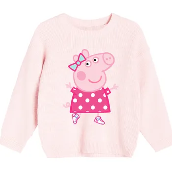 Dívčí mikina Prasátko Pepa - licence Dívčí svetřík - Prasátko Peppa 52451055, světle růžová Barva: Růžová, Velikost: 104