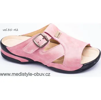 Dámská zdravotní obuv MEDISTYLE KATRINA 8K-E15/2 pantofel růžový, růžová - 38