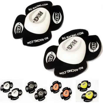 Motocyklový chránič kolene a holeně Slidery kolenní RG Aero (pár), bílé - Černá