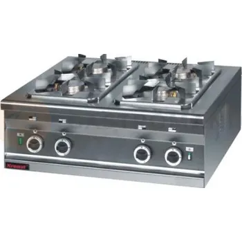 Sporák Plynový nastavitelný sporák 3x3,5 kW + 1x2,5 kW | KROMET, 000.KG-4s