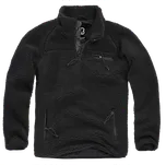 Fleecová bunda Brandit Teddyfleece Troyer, černá