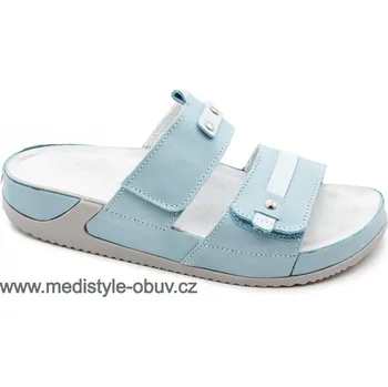 Dámská zdravotní obuv MEDISTYLE TURIA 3T-J19/1 pantofel sv.modrý, modrá - 38