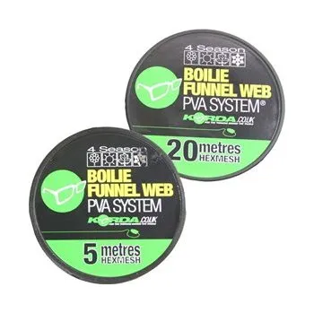 PVA Korda PVA punčocha Boilie Funnel Web Varianta: Náhradní 4 Season Hexmesh hrubá 5 m (KBHR5)