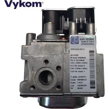 Příslušenství ke kotli Plynový ventil SIT 840 SIGMA, 0063AS4831, 230V, 2-50 mbar,kód: 840019